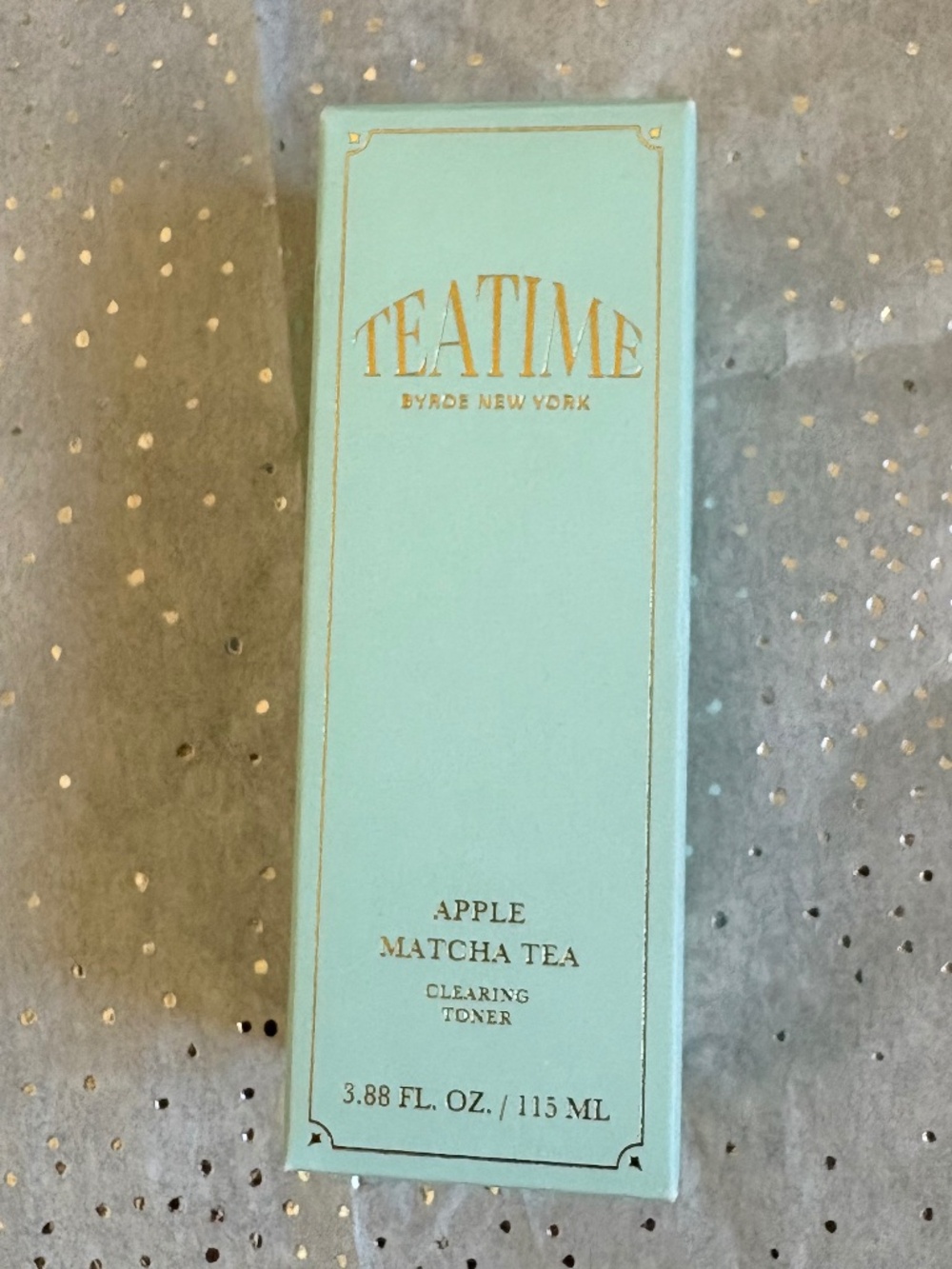 BYROE NEW YORK TeaTime Apple Matcha Tea Clearing Toner NEW IN BOX
